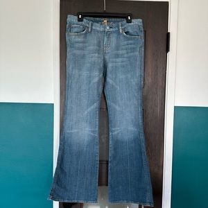 NWOT 7 for All Mankind Low-Rise Flared Jeans